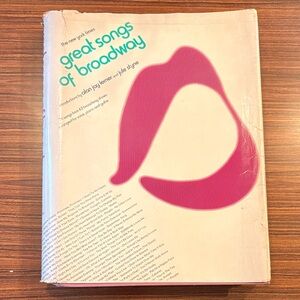 Great Songs of Broadway Songbook - Pink Graphic Cover